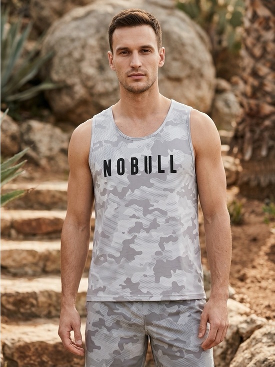 NOBULL Other - NOBULL Gray Camo Men's Athletic Tank